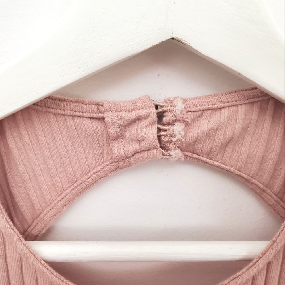 AE Ribbed Pink Dress Size S - Picture 3 of 5